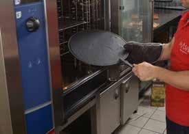 Simply insert into the oven with its cast iron