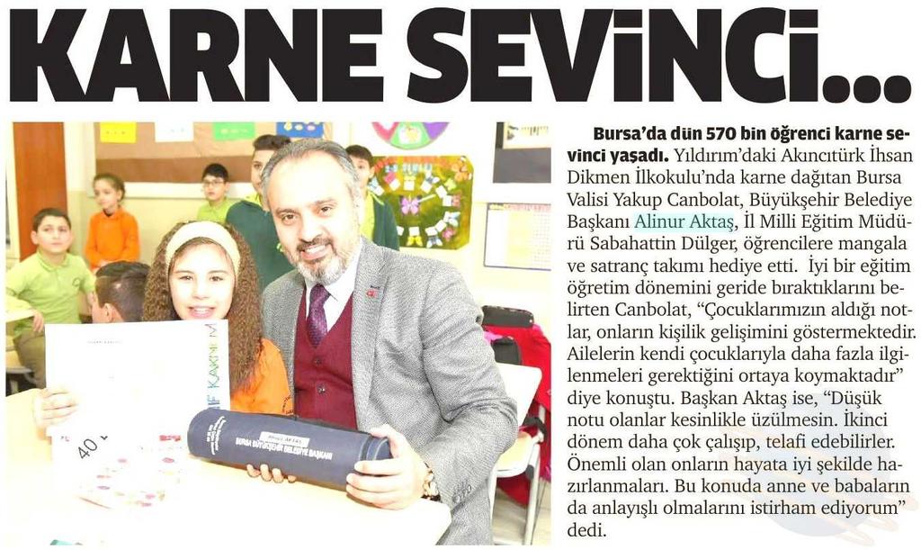 KARNE SEVINCI Yayın Adı : Yeni Dönem