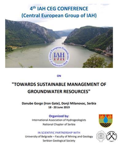 4. IAH Orta Avrupa Grup Konferansı (4 th IAH CEG (Central European Group) Conference) Yeraltısuyu Kaynaklarının Sürdürülebilir Yönetimine Doğru (Towards Sustainable Management of Groundwater