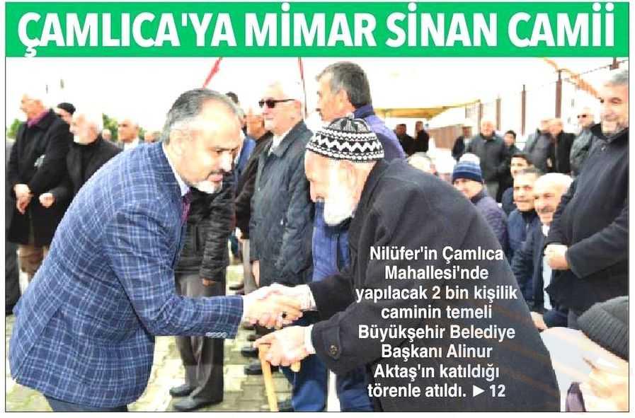 ÇAMLICA YA MIMAR SINAN CAMII Yayın Adı : Olay