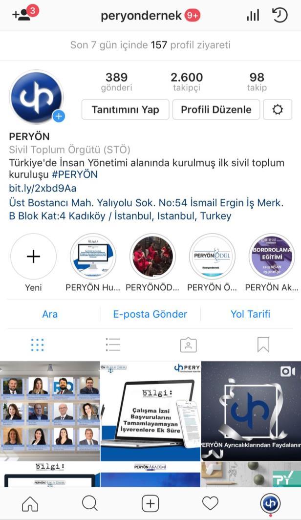 INSTAGRAM PAYLAŞIMLARI Story paylaşımı yapmak için profil fotoğrafınızın yanında bulunan + butonu yardımı ile yeni bir fotoğraf/video çekebilir ya da son 24 saat içerisinde çekilmiş