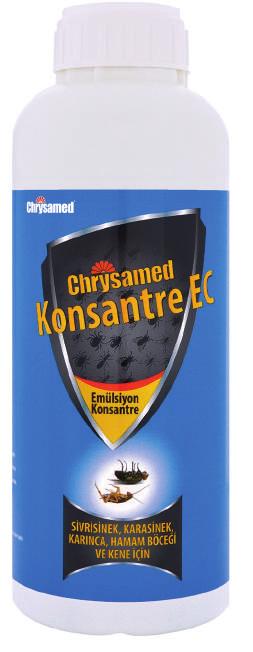 Chrysamed in sulandırılması ve uygulaması da diğer ilaçlardan farklıdır. Chrysamed Konsantre EC, uzman personel nezaretinde uygulanır.