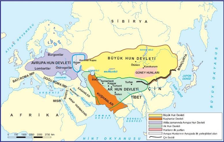 Bu yüzden rahatlıkla çok uzak bölgelere göç edebilmişlerdir. Türkler, tarihte demir madenini ilk işleyen milletlerdendir.