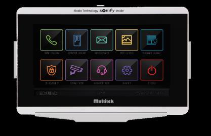 IP İnterkom Sistemi Daire Monitörleri Genel Özellikler Çözünürlük 1024x600 pixel Kamera 0.3 Mpixel CMOS Ekran Dokunmatiği Kapasitif TFT Kart Takılabilir CPU 1.