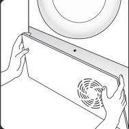 1 Filtre ÖNEMLİ: Kurutma makinesinin etkinliğini korumak için her kurutma evresi öncesinde tüy filtresinin temiz olup olmadığını kontrol edin. 1.Filtreyi yukarı doğru çekin. 2.