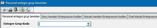 Uygulama Detayları; Personel Yönetimi modülünde bulunan Muhasebe Grup ve Kod Tanıtımı (111300) menüsüne eklenilen Varsayılan entegrasyon kodlarını getir butonuna tıklandığında ekrana Entegrasyon