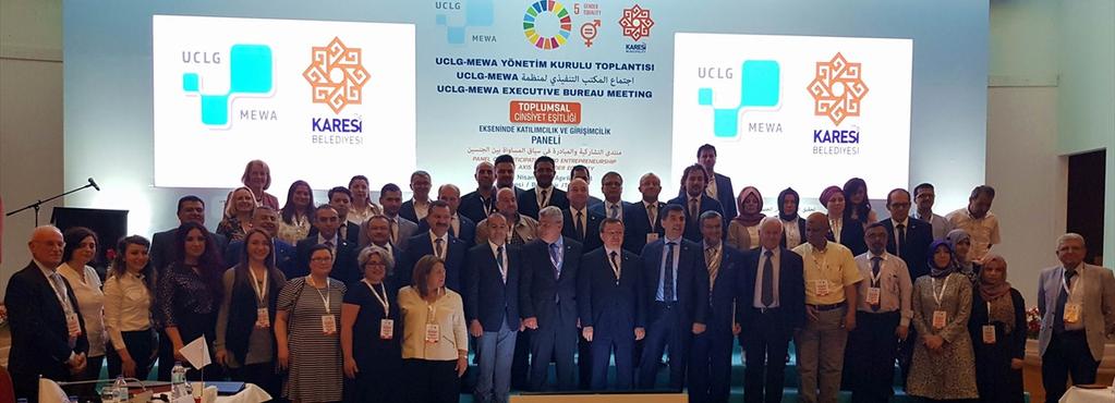 Basın UCLG-MEWA 27/04/2018 BALIKESİR (AA) Birleşmiş Kentler ve Yerel Yönetimler Orta Doğu ve Batı Asya Bölge Teşkilatı (UCLG-MEWA) Yönetim Kurulu, Balıkesir de bir araya geldi.