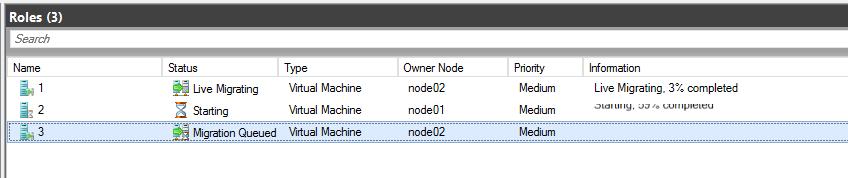 Node02 isimli fiziksel sunucumun fişini çektiğinde node01 isimli sunucum üzerinden baktığımda Node02 isimli sunucum Down olduğunu görebiliriz.