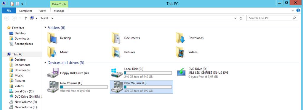 Windows Server 2012 R2 Hyper-V Failover Cluster Kurulum ve Yapılandırma-111 Yine This PC üzerinde
