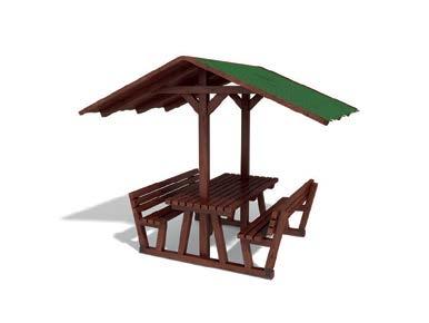 Roofed Picnic Tables