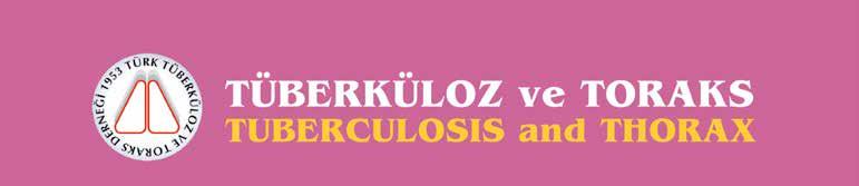 INSTRUCTIONS TO THE AUTHORS 1. Tuberculosis and Thorax is the periodical journal of Turkish Association of Tuberculosis and Thorax and is published quarterly (March, June, September, and December). 2.