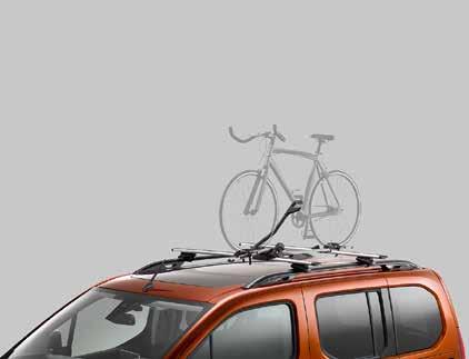 TAŞIMA ÇÖZÜMLERİ Yeni Peugeot Rifter ınız için Şehir Kaza Testi onaylı tavan barları ile artık hayallerinizin sınırı yok.