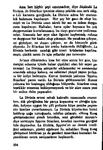 A m bea h iç b ir ş e y i uauuaadıid. d i y e du şu ndü U D iv ia ia.