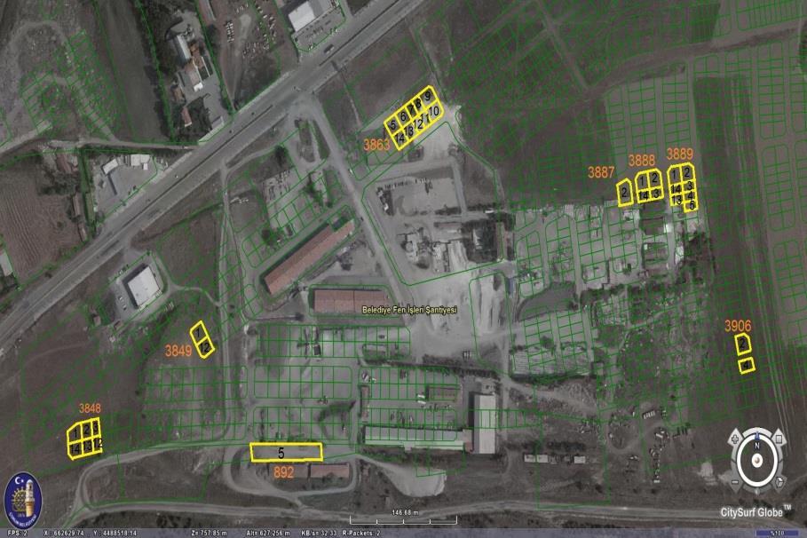 000 m² taşınmazın kamulaştırma süreci ise devam etmektedir. Güney Yerleşke Alanında yaklaşık 6.