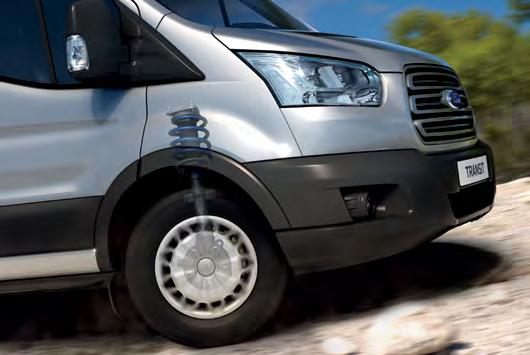kullanım koşullarının simülasyonu yapılmıştır. Sağlam Yan Koruma Çıtaları Sağlam yan koruma çıtaları, Ford Transit Van aracınızı korur.