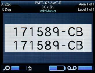 Bir bakıșta BMP61 Göstergelere sahip büyük renkli dokunmatik ekran: boyutu döndürme Yazdırma dosyasındaki etiket sayısı Yazı tipi boyutu Geçerli etiket üzerindeki yazılabilir