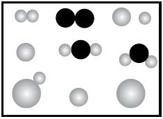 Yukarıda verilen atom ve molekül modellerine göre aşağıdaki bilgilerden hangisi yanlıştır? A) Toplam altı tane molekül vardır.
