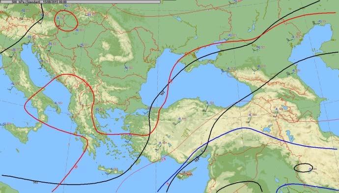 İç Anadolu bölgesi nem ve sıcaklık açısından hortum oluşumuna genel olarak uygun bir alan olarak görülmemektedir.