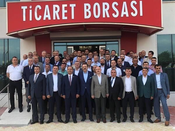Osmaniye Tso Başkan Yardımcısı Hasan Ersoy'un Oda Binasında Adının Verildiği Toplantı Salonunun Açılışı Ve Kınama Toplantısına Katıldı.