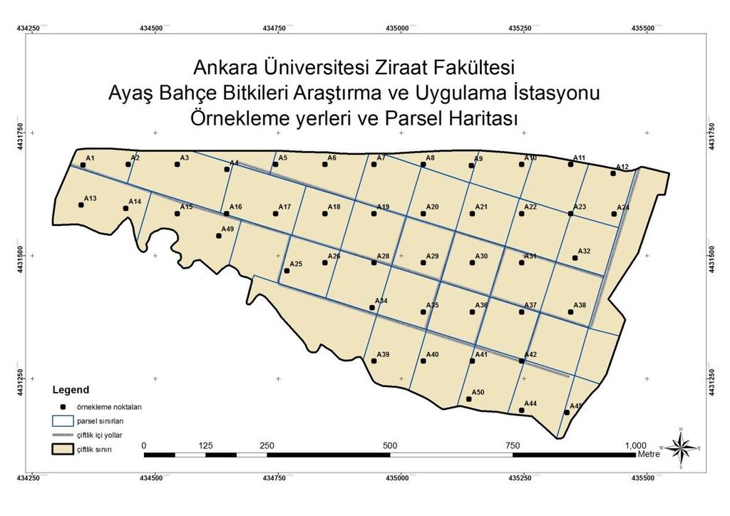 bir yüzey enterpolasyonu yapar (Arslanoğlu ve Özçelik, 2005).