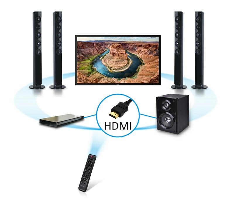 HDMI CEC, HDMI ile Çok Geniş İmkanlar Sağlıyor HDMI CEC yerel kontrol HDMI CEC özelliği sayesinde uzaktan kumanda sinyalleri HDMI kabloları üzerinden, bağlı diğer HDMI cihazlarına