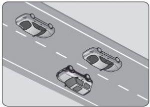 29. Şekildeki kara yolu bölümünde görülen kesik çizginin anlamı nedir? 30. Şekildeki araç sürücüsü kavşaktan sağa dönerek seyrini sürdürmek istiyor.