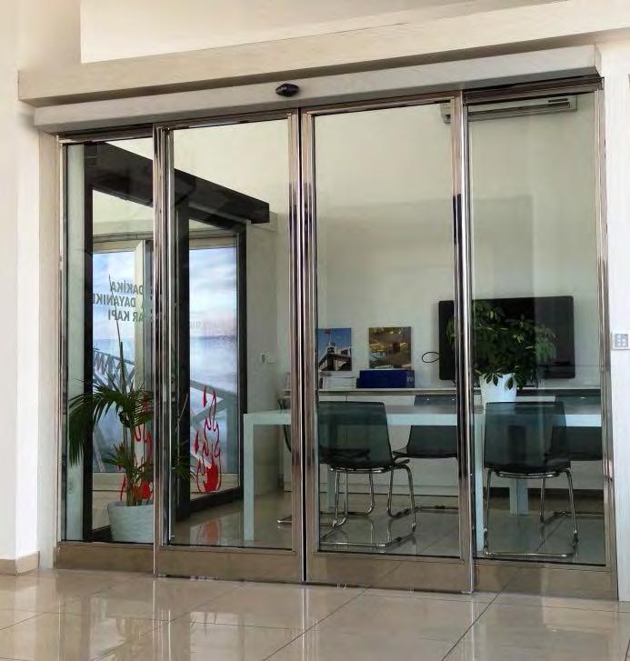 SLIDING DOORS We manufacture sliding doors with stainless steel or
