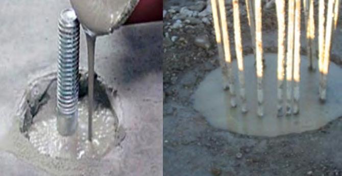 TAMİR HARÇLARI ERNAMORTAR GRO GROUT HARCI Çimento esaslı,elyaf ve polimer takviyeli, yüksek akıcılıkta olan, ayrışma yapmayan,kendiliğinden yerleşen grout harcıdır.