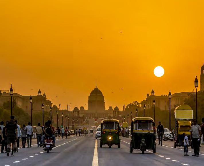 30 da Delhi Havalimanı na varış. Geceleme: The Taj Mahal Hotel 9.