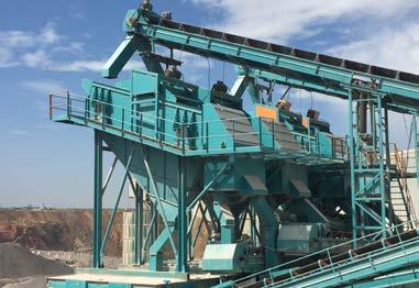 In a crushing plant the final products are obtained as a mixture, YE series vibrating screens are designed to separate these products to the required sizes in high efficiency.