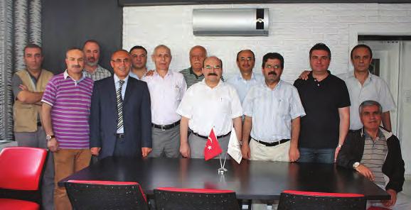Veteriner Hekimleri Odası Başkanı Akif BAŞOL, Yönetim kurulu üyeleri Erciyes Üniversitesi