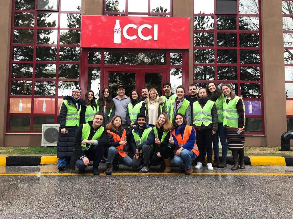 Teknik Gezi: Coca Cola İçecek Ankara Fabrikası / 30 Kasım 2018 Katılımcı Sayısı: 14 Coca Cola İçecek A.Ş.