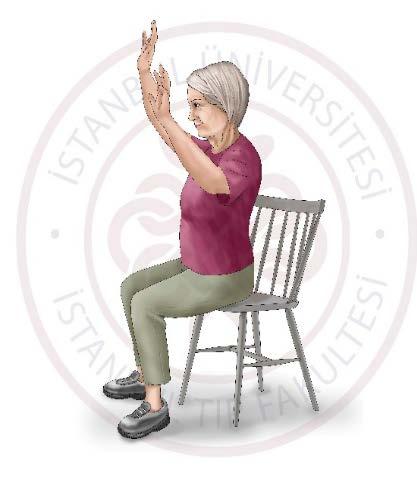4.Egzersiz (Parmak Yürüyüşü) Ayakta durun veya bir sandalyenin ucunda oturun. Ayaklarınız omuz genişliğinde açık olsun. Önünüzde bir duvar olduğunu hayal edin.