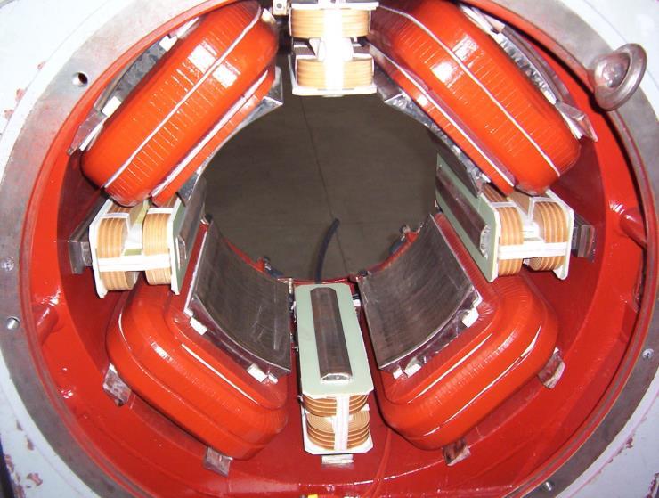 Endüktör Orta ve büyük güçteki doğru akım makinalarında komütasyon kutupları (yardımcı kutuplar) vardır.