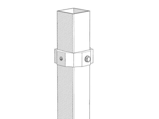A. MONTAJ 1. Montaj planına göre direkler uygun konuma taşınır ve zemine çelik dübel için matkap marifeti ile 4 adet delik delinir. 2. 4 adet M10*90 çelik dübel kullanılarak direk zemine sabitlenir.