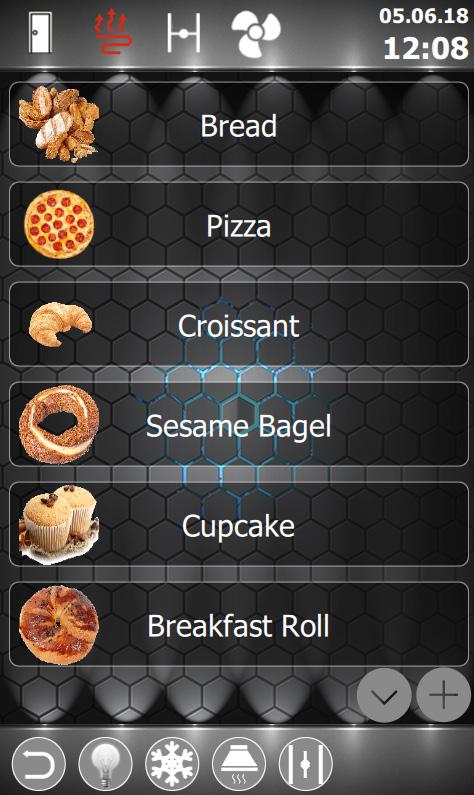 Touch plus icon at the right corner of Recipes Screen as it is seen in Figure 11. 4. Set recipe values as it is seen in Figure 12.