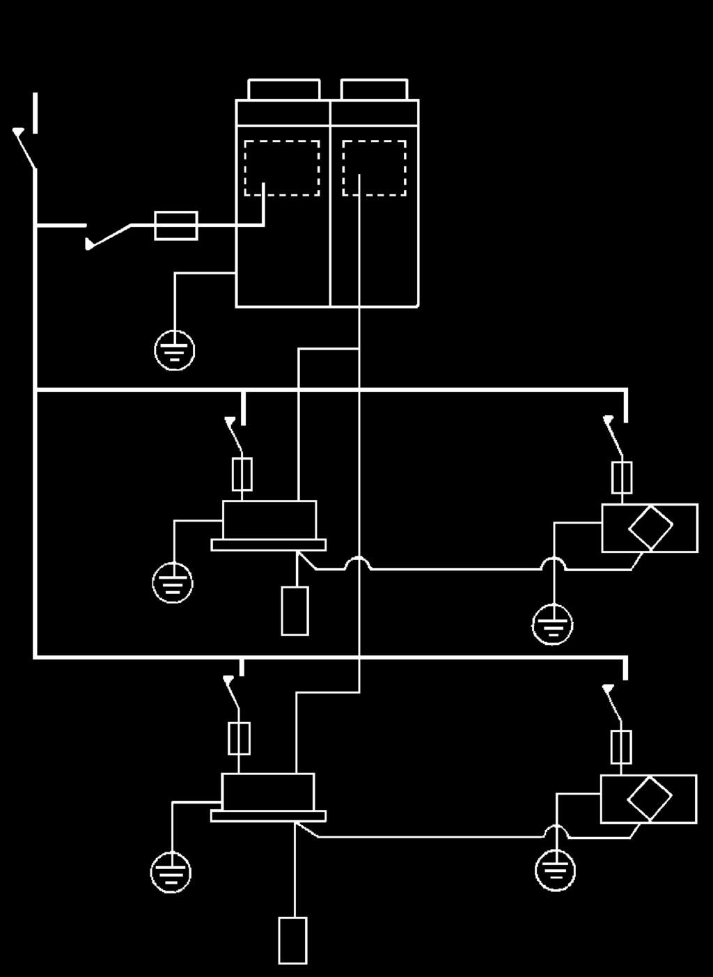 Elektrik kabloları Terminal aygıtlarında çalışma yapmadan önce, tüm güç besleme devreleri kapatılmalıdır. Kablo bağlantılarının yapılması Kabloları her bir sistemin şemasına göre bağlayın.