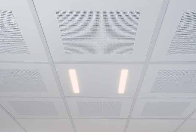 TILE LINE 2 TILE LINE 2 Lumuner Tile Line 2 modeli, bütün 600x600 mm metal ve taşyünü asma tavan sistemleri ile uyumlu LED aydınlatma armatürüdür.