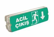 ACİL DURUM AYDINLATMA EMERGENCY LIGHT SAYFA & PAGE 58-59 24