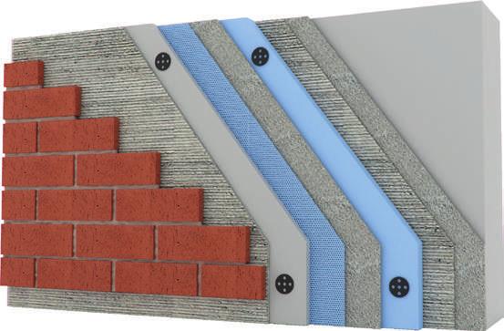 BRICKPLUS ISI YALITIM SİSTEMLERİ // BRICKPLUS HEAT INSULATION SYSTEMS Düz EPS ısı yalıtım levhaları, klinker kaplama tuğlaları, Işıklar flex yapıştırıcı, Işıklar derz dolgu, donatı filesi, ısı