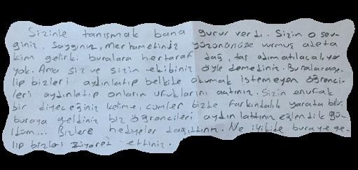 7. Ulaşım Giderleri: Anadolu dan Bir Demet Çiçek Projesindeki ve Yaz Bilim Okulunda misafirimiz olan öğrencilerin ve öğretmenlerin uçak ve otobüsle geliş ve gidişleriyle ilgili masraflardır.