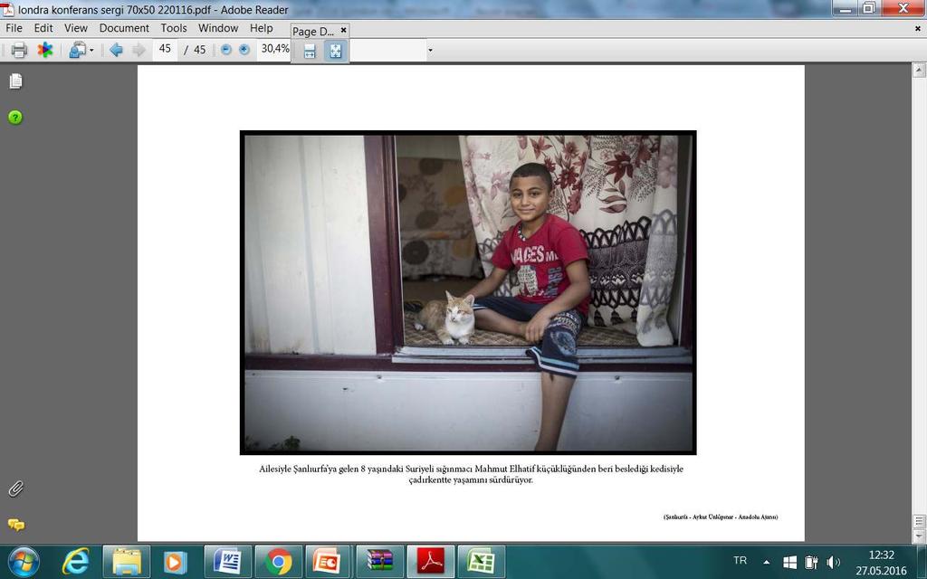 Photo By Anadolu Agency Mahmud el Hatif-8 yaşında, Şanlıurfa