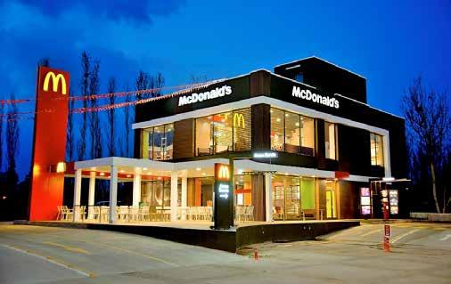 Türkiye de 32. yılına giren McDonald s, 2018 yılında da hızlı büyümesini sürdürmüştür. 2018 yılını toplam satışlarda %18 ve müşteri sayısında %6 lık artışla tamamlamıştır.