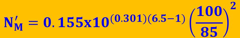 4. Birim Alandaki Tane Sayısının ve ASTM Tane Boyutu Numarasının Hesaplanması (b) Aynı numune için x85 büyütmede kaç tanenin bulunacağını hesaplayınız.
