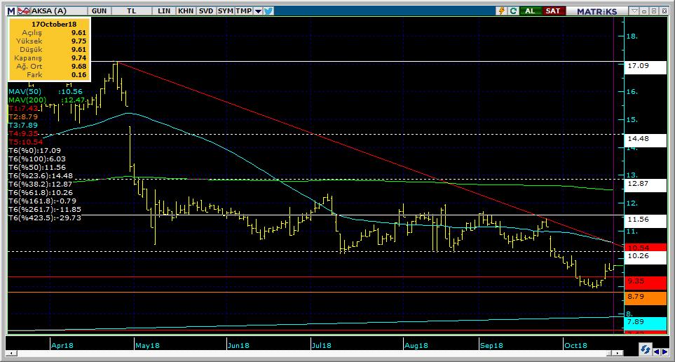 Bugün hareketlenmesi muhtemel hisseler AKSA 13 Kodu Son Yab. % Pivot 1.Destek 2.Destek 1.Direnç 2.