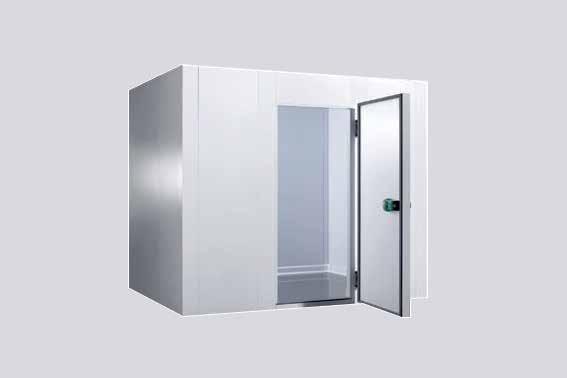 Soğuk Odalar Cooling Rooms Tüm paneller 80 mm kalınlıkta, 42 kg/m³ yoğunlukta yüksek basınçlı poliüretan izolasyon ve DIN 4102 Standartlarında B3 yanmazlık sınıfı özelliklerine sahiptir.