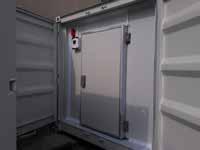 All cold storage panels have 120 mm thickness, 42 kg/m³ density with high pressure polyurethane insulation and appropriate to B3 degree of incombustibility according to DIN 4102 regulations.