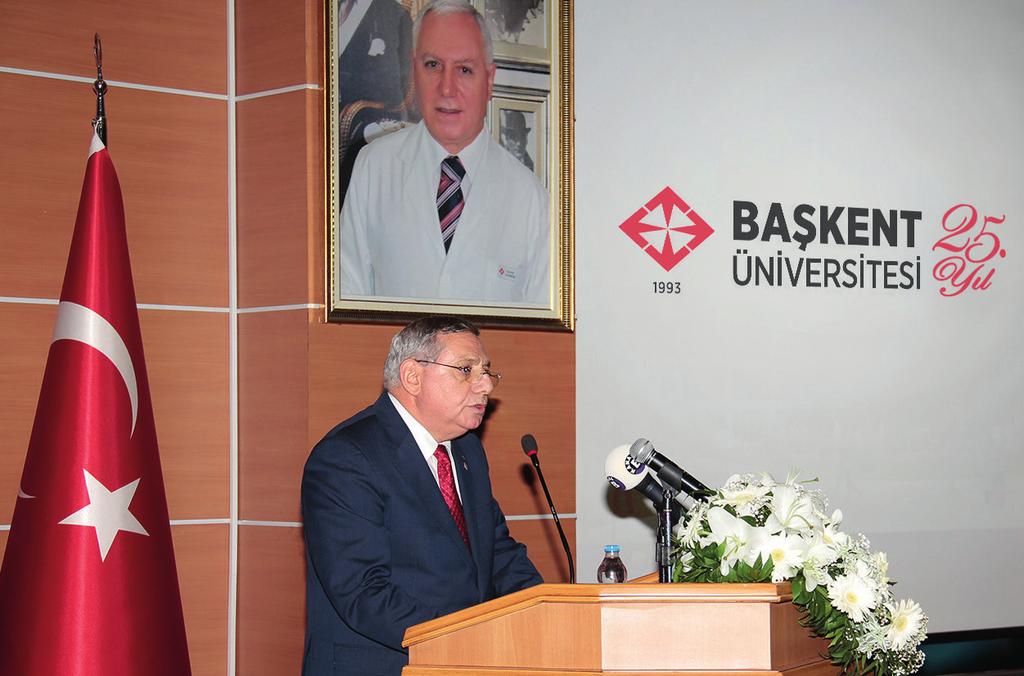 Başkent Üniversitesi Rektörü Prof. Dr. Ali Haberal: İçinde bulunduğumuz üniversite kampüsü 3 milyon 194 bin 721 metrekarelik bir alana sahiptir.