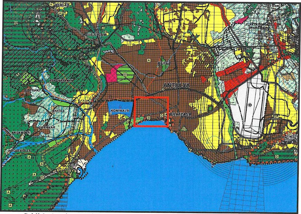 4. ÜST ÖLÇEKLİ PLAN KARARLARI 4.1. ÇEVRE DÜZENİ PLANI 1499 ada 7 parsel, 1/100.