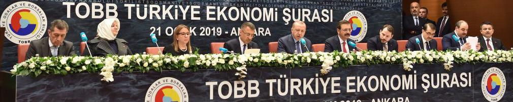 Türkiye Ekonomi Şurası Cumhurbaşkanı Recep Tayyip Erdoğan, TOBB Başkanı M. Rifat Hisarcıklıoğlu ve bazı bakanların katılımıyla Ankara da yapıldı.